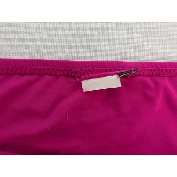 Ralph Lauren Bikini Top Pink Tie Front Swimwear Beach Cruise Pool Sz S No Tag - Picture 4 of 5